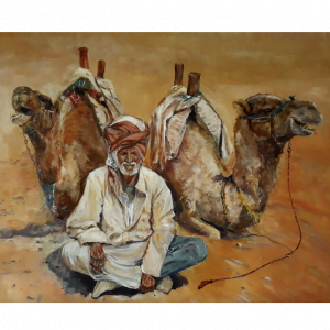 BT 1492608839, Fine Art “Old Bedouin”, 30x40cm