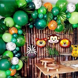 Set of balloons (garland) “Green Jungles” GJ-109P004