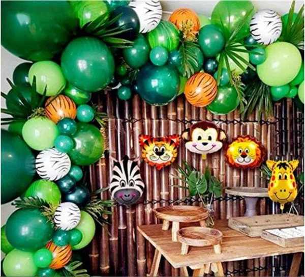 Set of balloons (garland) "Green Jungles" GJ-109P004