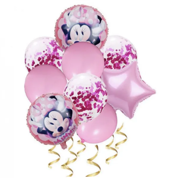 Balloons set of 9pcs Minni Mouse MM-9P020