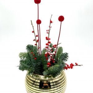 Vase “Merry Xmas and Happy New Year”