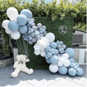 Set of balloons and Teddy Bear (garland) BS-145P067