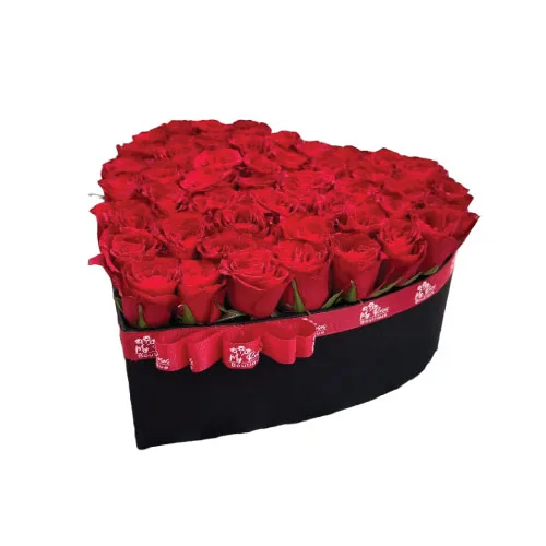 Royal red rose’s arrangement (Black box)