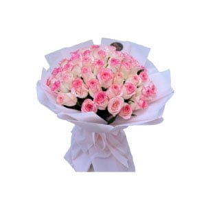 50 Pink Roses Bouquet