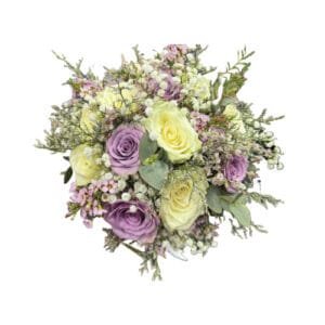 Bridal Bouquet (Mix purple and white)