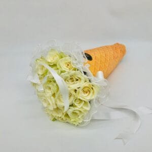 Cone White Bouquet