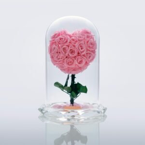 Crystal Infinity Roses Pink