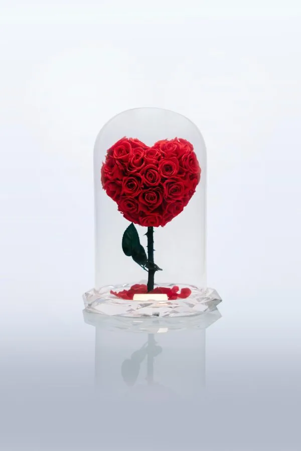Crystal Infinity Roses Red