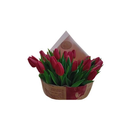 7 Red Tulips Bouquet