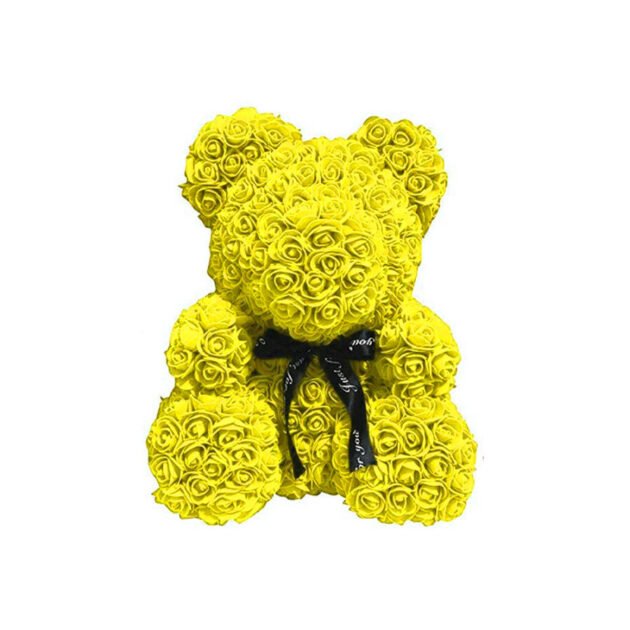 Foam Teddy Bear Yellow 40 cm