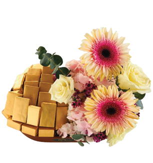 Chocolate with Flowers