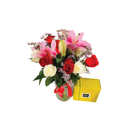 Mix Flowers in Vase