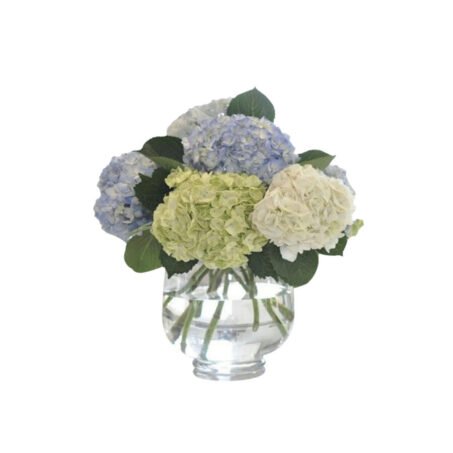 Mixed Hydrangea Bouquet in a vase