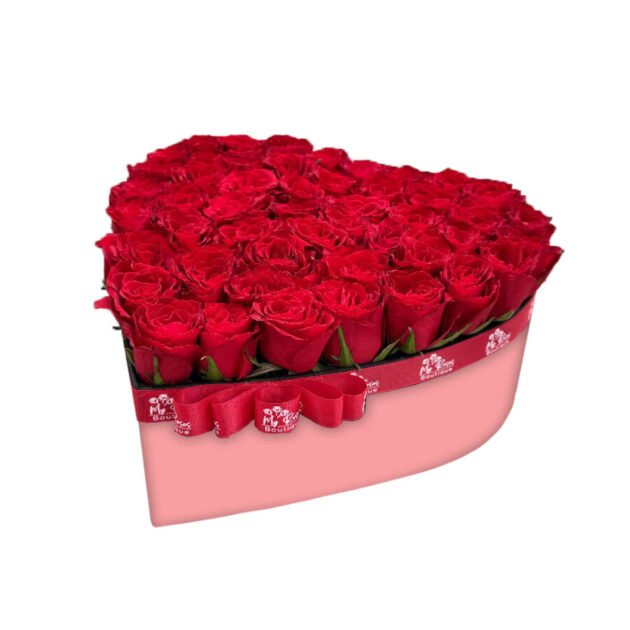 Royal Red Rose’s Arrangement (Pink box)
