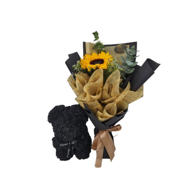 Be sunshine with black foam teddy