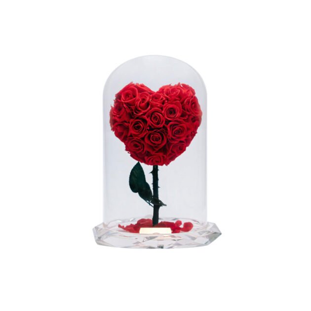 Crystal Infinity Roses Red