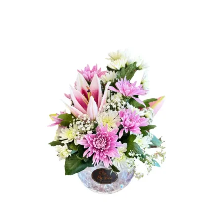 Pink and White Arrangement