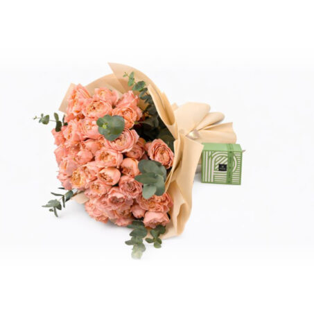 Julieta bouquet with patchi chocolate