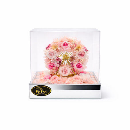 Preserve Flower Ferris Wheel Decoration