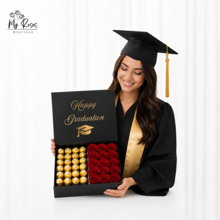Roses & Rocher Graduation Box