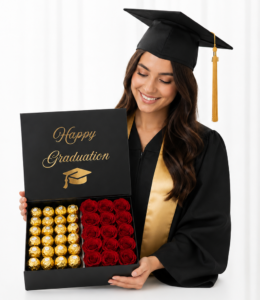 Roses & Rocher Graduation Box