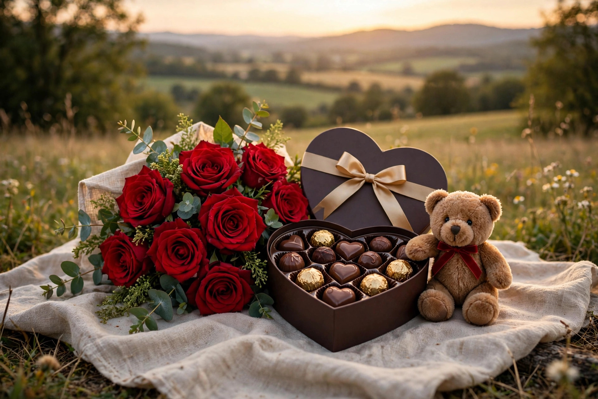 Valentine's Day flower gifts in Dubai